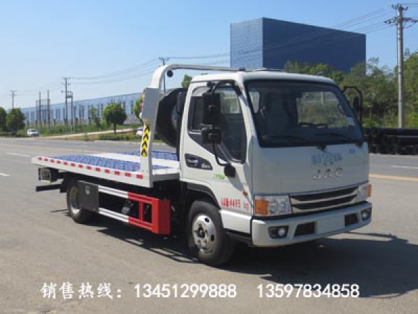 江淮平板一拖二清障車(藍(lán)牌)(國六)